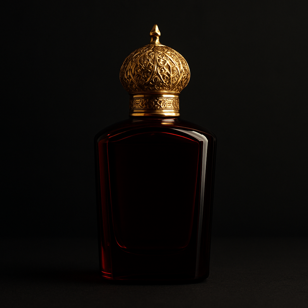 Frasco do perfume Gold Edition